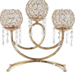 3-Arm Crystal k&uuml;&uuml;nla hoidja kabineti k&uuml;&uuml;nla valgus k&uuml;&uuml;nla valgusti Ornamentide tabel kaunistamiseks s&ouml;&ouml;gituba