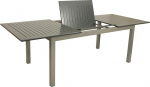 Degamo extending table Bajazzo 175/245 x 100 cm x 76 cm, aluminium grey.