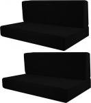 Sharplace 4 x Camper Cushion Covers, RV Seat Covers, RV Seat Covers, Furniture Protector, Replacement Couch Covers, Sofa Seat Cushion Cover, Elastic Sofa Cover, Backrest Cover, Bench Covers for