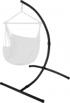 Goutime Hanging Chair Frame Hammock Chair Stand Only Hammock Stand C Shape for Indoor Outdoor Hanging Egg Swing Chair / Rattan Swing istmed, Maksimaalne koormus 158 kg (ainult raam, ilma rippuva toolita)
