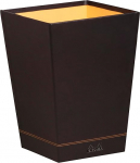 Rhodia 118826C pr&uuml;gikast (Itaalia kunstnahast, 27 x 27 x 32 cm, ideaalne kontorisse) must