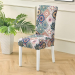 Highdi toolikatted, 1/2/4/6 tk komplekt Stretch katted, toolikatted, eemaldatavad pestavad toolikatted, elastsed katted, Stretch toolikatted s&ouml;&ouml;gitoa, hotelli, peo jaoks (Mandala Patchwork, 6 tk komplekt)