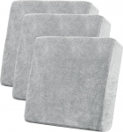 LINGKY diivanil istmepadja kate, Stretch Chenille diivanil istme kate, elastsed padjakatted, diivanikate diivanil istmepadja jaoks, diivanikaitsja libisemisvastane (helehall, 1-kohaline, 3 t&uuml;kki)