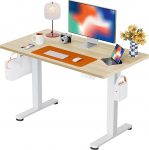 ErGear elektriliselt reguleeritava k&otilde;rgusega laud 100 x 60 cm, 4 m&auml;luga reguleeritava k&otilde;rgusega laud Smart Desk kodukontorile koos &uuml;hendusplaadiga