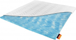 Gel Foam Topper, madratsi pealiskate, madratsitele ja kastipedele - k&otilde;rge RG50 - Kate pestav kuni 60&deg;C, Made in Germany, 180 x 200 cm.