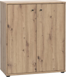 FORTE Tempra 2 sahtli kapp 2 uksega, Puitmaterjal, Artisan Oak Style, 73,7 x 85,5 x 34,8 cm (B x K x S)