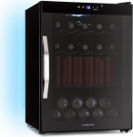 Klarstein Coachella 60 joogik&uuml;lmik - 60 l joogik&uuml;lmik WiFi, klaasuks, LED-valgustus, 3-18&deg;C, 3 metallriiulit, tasakaalustatud valgus, energiat&otilde;husus E, must