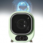 Kaasaskantav roosa trummelkuivati - kompaktne mini tsentrifuugimise ja kondensaatori kombinatsioon - ideaalne t&ouml;&ouml;laua v&otilde;i seinale paigaldamiseks - 5kg ventilatsiooniv&otilde;imsus