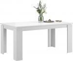 Newroom Milon.Four s&ouml;&ouml;gilaud Valge kaasaegne s&ouml;&ouml;gilaud 160-200 x 76 x 90 cm (B x K x S) S&ouml;&ouml;gilaud K&ouml;&ouml;k Elutuba
