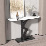 Konsoollaud, K&otilde;rvallaud, kitsas konsoollaud, kitsas puidust, koridorilaud, kompaktne diivanilaud, metallraamiga, elutuppa, r&otilde;dule, koridori, 120 cm