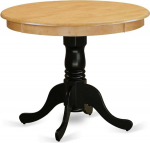 East West Furniture ANT-OBK-TP Ant-obk-tp Kummipuidust s&ouml;&ouml;gilaud Antique