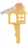 Hallmark Keepsake 2025 Uus kodu 2025 metallist j&otilde;ulukaunistus Housewarming Kingitused