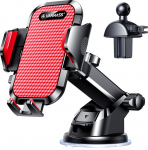 VANMASS mobiiltelefonihoidja auto 2025 Upgrade Super Stabiilne 3-in-1 iminapakett ja ventilatsioon 100% turvaline universaalne mobiiltelefonihoidja auto paindlik sobib k&otilde;igile iPhone 16/15/14/13 Pro Max Samsung S24/S23