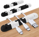 TamBee Kabelhalter-Clips, Silikonschnur, Organizer, Clips f&uuml;r USB-Ladekabel