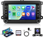 2G + 64G traadita Carplay Android 13 autoraadio VW Golf 5 6 Passat Polo Tiguan Touran Caddy Skoda Seat 7-tolline autoraadio Android auto GPS navigatsiooniga WiFi Mirror Link Bluetooth FM/RDS/SWC