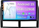 6G+128G - Android 15 IPS autoraadio sobib Jeep Grand Cherokee WJ (1998-2004) - Traadita CarPlay/Android Car/DSP - Kaamera ja mikrofon - 9-tolline 2 DIN - DAB roolijuhtimispult kiire boot 360 kaamera