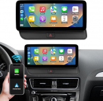 Ninetom autoraadio 12,3-tolline puuteekraan koos juhtmevaba Carplay ja Android autoga 2009-2017 Audi Q5 jaoks koos 2G MMI+ s&uuml;steemiga, tugi Mirrorlink, kaamera, navigatsioon
