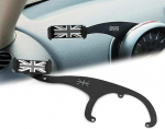 Heinmo &uuml;hildub MN Cooper telefonihoidjaga GPS kinnitus MN R55 R56 R57 R58 Clubman kabriolett luukp&auml;ra auto telefonihoidja Union Jack reguleeritava klambriga