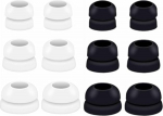 Rhinenet 6 paari k&otilde;rvaklappe Beats Fit Pro/Studio Buds jaoks Pehme silikoonist mugav veekindel higikindel asendusk&otilde;rvaklapid sobivad laadimiskohvrisse S/M/L ja topelt &auml;&auml;rikuga valge/mustad