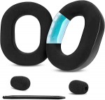 BlackShark V3 Pro Ersatz-Ohrpolster kompatibel mit Razer BlackShark V3 Pro Gaming-Headset, Eisseide, hochdichter Memory-Schaum und Gel-K&uuml;hlpads (nicht geeignet f&uuml;r V2/V3/V4 PRO)