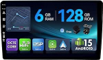 [6G + 128G, Octa-Core] - MSD autoradio Hyundai H1 (2010-2014) Android 15 GPS navigatsiooniradio CarPlay Android auto roolijuhtimine Dual Band WiFi DSP DAB tagurduskaamera MIC 2 DIN 9-tolline MIC 2 DIN 9-tolline