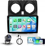 Hodozzy Autoradio 4G + 64G Nissan Qashqai J10 2006-2016 Android 9 InCell puuteekraaniga navigatsioon Carplay juhtmevaba Android auto, raadio 2 DIN Bluetooth DSP WiFi raadio FM RDS navigatsioon tagurdamine
