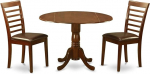 East West Furniture Modern Mahogany Dining Set 42" x 42"