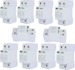 10 x DC Solar Surge Protection 2P Surge Protection DC Photovoltaic Lightning Protection Low Voltage Arrester (10 t&uuml;kki 2P20KA)