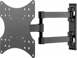 Goobay 49715 TV seinakinnitus 58 cm (23 tolli) - 107 cm (42 tolli) / TV Mount Basic FullMotion kuni 20 kg / TV seinakinnitus kallutatav ja p&ouml;&ouml;ratav / VESA standard 200 x 200 / must