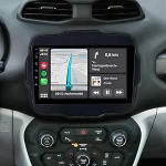 4 + 64 GB autoraadio Jeep Renegade 2014-2019 Android 14 8-tuumaline autostereo koos juhtmevaba Carplay multimediam&auml;ngijaga WiFi Bluetooth DSP FM (autoraadio Jeep Renegade'ile)