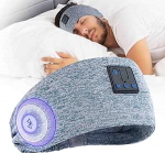 6 in 1 Bluetooth Sleep Headphones Headband Traadita pehme muusika peapael higikindel k&otilde;rvaklappide ja mikrofoniga magamiseks, j&otilde;usaalis, joogas ja reisimiseks (Cationic Electric Blue)