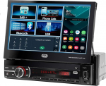 Trevi MDV 6380 DAB traadita autoradio DAB, DAB+ ja FM 200 W, 7-tolline puuteekraan, traadita, USB, SD, AUX-IN, sisaldab DAB-antenni, Android Mirror Link funktsiooni, v&auml;rvilist RGB valgustust.