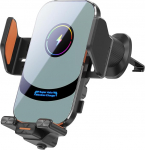 Autotelefoni hoidja, traadita laadija, 15W &uuml;likiire laadimine traadita autolaadija telefonihoidja automaatne klamber traadita laadija iPhone 16 15 14 14 13 12 11 jaoks