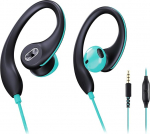 mucro Sport k&otilde;rvaklapid Wired Over Ear Hook Ear Clip Running k&otilde;rvaklapid &uuml;hilduvad nutitelefoni Laptop Tablet MP3 3,5 mm Jack pistikuga