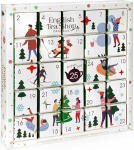 ETS Puzzle tee advendikalender "Valged kaunistused" | 25 x orgaaniline tee kompostitavas p&uuml;ramiidikotis advendiks