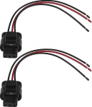 2 St&uuml;ck 3 Pin Auto PDC Sensor Kabel Stecker Kabelbaum Ersatz 3C0973203 1452669 Kompatibel mit VW Kompatibel mit Audi 3 Pin PDC Parksensor Stecker Anschlussdraht