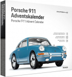 FRANZIS Porsche 911 67664 advendikalendri mudelikomplekt m&otilde;&otilde;tkavas 1:43 koos helimooduli ja 52-lehek&uuml;ljelise saateraamatuga