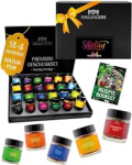 Hallingers Genuss Manufaktur Spice Gift Set - 24 Premium Spices from around the World in Glass, Elegantne kinkekarp, Spice Set "Selection", kingiidee meestele ja naistele, ka j&otilde;uludeks.