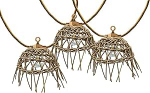 Lumisky 10 x Exotic Straw Mini Hawaii h&uuml;briid LED Fairy Lights 6m soe valge p&auml;ikesepoolne ja elektriv&otilde;rguga toitev&otilde;rk