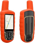 Garmin GPSMAP 65/62/62S/62SC-ga &uuml;hilduv kwmobile &uuml;mbris - kaitsekott GPS-k&auml;epidemele, oranž v&auml;rviga