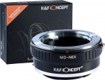 K&F Concept MD-NEX Lens Adapter Ring Lens Adapter E Mount for Minolta MD MC Lenses to Sony NEX E-Mount Camera