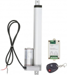Fockety elektriline lineaaraktuaator, 24 V 200 mm Hub IP65 10 mm / s kiire liikumise aktuaator, 750N maksimaalne t&otilde;ukej&otilde;ud Alumiiniumsulamist mini lineaarne ajamimootor silindri elektrilise diivani jaoks (aktuaator koos