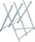 Brennenstuhl Saw Horse MB 150 S (Galvanised Wood Sawhorse, Foldable)
