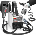 MIG MMA 2-in-1 Welding Machines Welding with Carbon Dioxide and Manual IGBT Multi-Purpose Welding Devices with Inverter Integrated Wire Feed