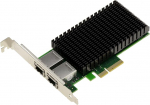 KALEA-INFORMATIQUE PCIe x4 v&otilde;rgukontroller-kaart 2 Port 10 Gigabit Ethernet RJ45 koos Intel X550 10G kiibistikuga