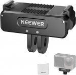 NEEWER t&auml;iustatud kiire v&auml;ljalaske magnetiline kinnitusadapter, mis &uuml;hildub DJI Osmo Action 5 Pro/4/3, kiire vahetuskaamera kinnitus, Vlogi tarvikud 1/4-tollise keermega ja puhastuslapp, AC011