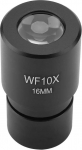 WF 10X mikroskoopi okulaari tarvikud mikroskoopidele Bioloogilise mikroskoobi objektiivi adapter mikroskoobi vaate jaoks 16 mm silma skaala 0,1 mm Liidesed l&auml;bim&otilde;&otilde;t/paigalduse suurus 23,2 mm