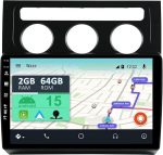 Android 15 Autoradio VW Touran 2003-2010 [Integreeritud CarPlay/Android Car/GPS]-10,1-tolline IPS puuteekraan koos kaameraga DAB/roolijuhtimine/peegelLink/Bluetooth 5.0/WiFi/USB/4G