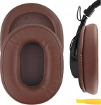 Geekria k&otilde;rvapadjad SONY MDR-7506, MDR-V6, MDR-CD900ST k&otilde;rvaklappide asendusk&otilde;rvaklapid / k&otilde;rvapadjad / k&otilde;rvaklapid / k&otilde;rvakatted / k&otilde;rvapadi remondi osad (pruun)