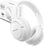 Feegar Bluetooth Over Ear k&otilde;rvaklapid, 65 tundi m&auml;nguaega ja 6 EQ muusikamoodust, traadita k&otilde;rvaklapid mikrofoniga, HiFi Stereo, kokkupandavad kerged k&otilde;rvaklapid, s&uuml;gav bass kodus, kontoris, mobiiltelefonis,